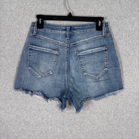 Sincerely Jules Jean‎ Shorts 3 Frayed Distressed Destroyed Ripped Festival Beach - Picture 8 of 10